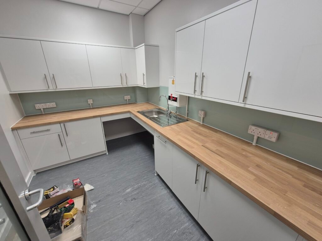 Manchester University Kitchen Sealant Application